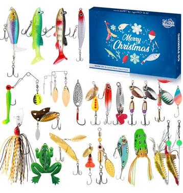 Nieuwe 24 stuks blinker advent kalender geseald beschikbaar voor biedingen