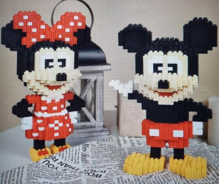 Micky en Minie magic blocks, Kinderen en Baby's, Speelgoed | Bouwstenen, Nieuw, Overige merken, Ophalen of Verzenden