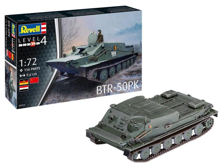 Revell: BTR-50PK Tank, Kinderen en Baby's, Speelgoed | Overig, Nieuw, Jongen of Meisje, Ophalen of Verzenden