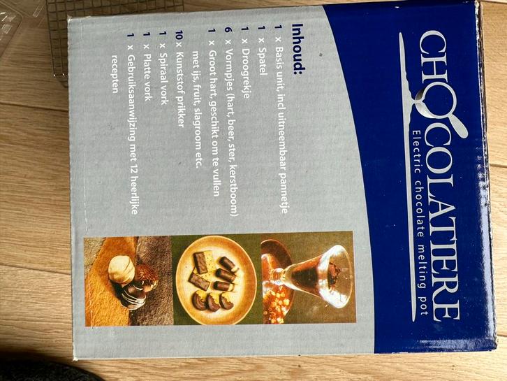 Chocolatière Chocolademaker, Witgoed en Apparatuur, Fonduesets, Zo goed als nieuw, Fondueset, Elektrisch, Ophalen of Verzenden