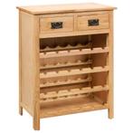 NIEUW | Wijnkast wijnrek 72x32x90 cm massief eikenhout! GRTS, Verzenden, Nieuw
