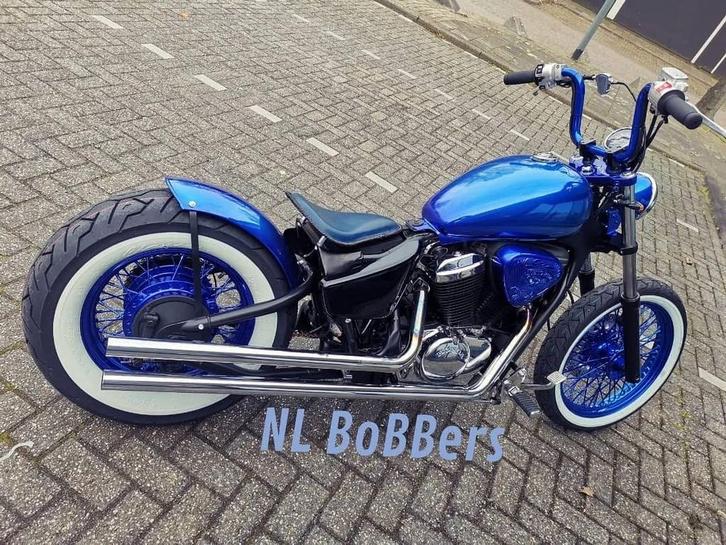 Unieke Custom Bobber | NL BoBBers | Kenteken MX-13-KK, Motoren, Motoren | Honda, Particulier, Chopper, 12 t/m 35 kW, 2 cilinders