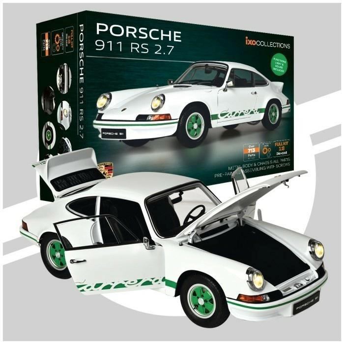 Ixo 1/8 Porsche 911 Carrera RS 2.7 Wit, Hobby en Vrije tijd, Modelbouw | Auto's en Voertuigen, Nieuw, Auto, Groter dan 1:32, Overige merken