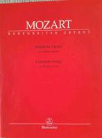 Mozart - Sämtliche Lieder (Middenstem), Muziek en Instrumenten, Bladmuziek, Ophalen of Verzenden, Zo goed als nieuw, Klassiek