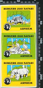 Sticker: Burgers Zoo Safari - Arnhem (Stickervel), Ophalen of Verzenden, Zo goed als nieuw, Dier en Natuur