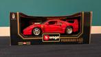 Ferrari F40 1:18, Ophalen, Zo goed als nieuw, Bburago