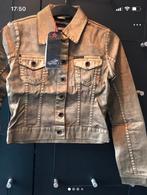 Nieuw gouden denim Jasje van Dept, Maat S, Beige, Ophalen of Verzenden, Zo goed als nieuw, Jasje