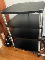 Solidsteel HS-4 audio rack (HyperSpike), zwart. Audio rek., Audio, Tv en Foto, Overige Audio, Tv en Foto, Ophalen, Zo goed als nieuw