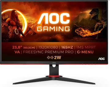 AOC 24G2SAE/BK Rood, Zwart 165Hz 23,8" • 1920x1080 FHD beschikbaar voor biedingen