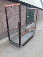 Rvs doorloopbak, Dieren en Toebehoren, Schapen, Geiten en Varkens, Meerdere dieren, Varken