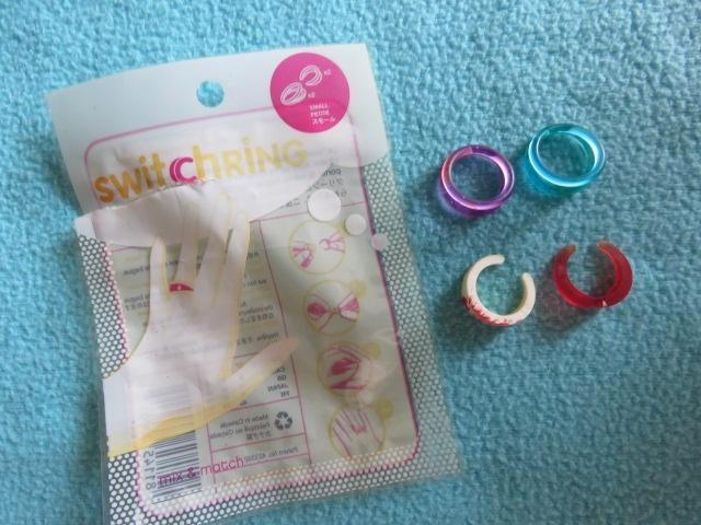 Setje Switchringen plastic maat S, Sieraden, Tassen en Uiterlijk, Ringen, Nieuw, Dame, 17 tot 18, Kunststof, Ophalen of Verzenden