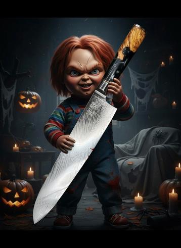 XL Damascus Mes - VG10 Kern, Houten Handvat beschikbaar voor biedingen