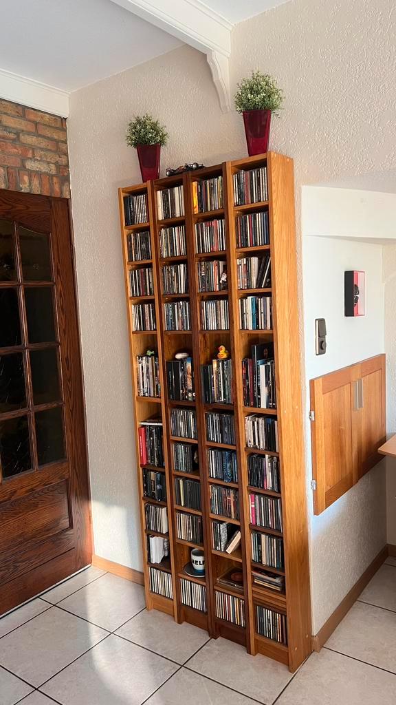 4 stuks Billy BOEKEN CD- DVD- BLU-RAY kasten, Huis en Inrichting, Kasten | Boekenkasten, Zo goed als nieuw, 50 tot 100 cm, 200 cm of meer