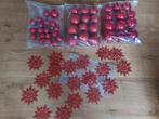 Rode kerstballen en kerststerren, Diversen, Kerst, Ophalen, Zo goed als nieuw