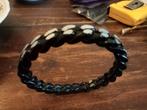 Vintage Armband, Ophalen of Verzenden, Zo goed als nieuw, Zwart, Kunststof of Plastic