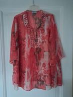 Prachtige Blouse/Tuniek met Topjes, Maat 42/44 (L), Ophalen of Verzenden, Roze, No Secret