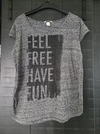 Positie tshirt maat xl, Kleding | Dames, Positiekleding, Gedragen, Grijs, H&M, Shirt of Top