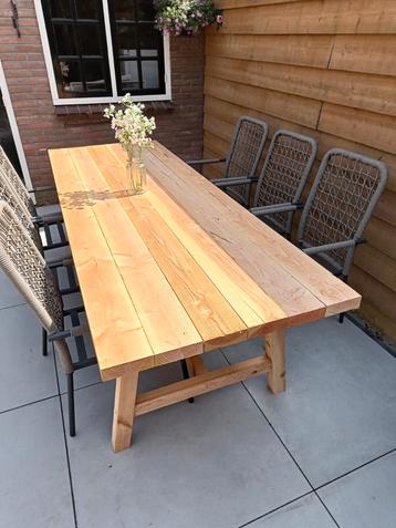 Nieuwe Douglas Tuintafel 250x90 cm of op maat | Massief Hout beschikbaar voor biedingen