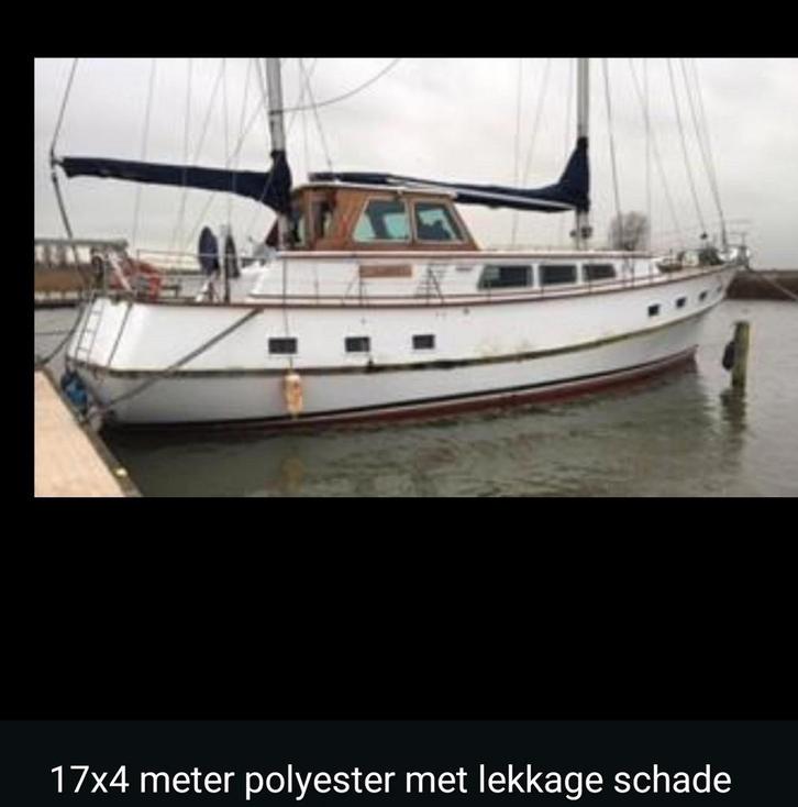 Uniek schip! Nordclipper 17 m opknapper, Watersport en Boten, Zeilen en Zeiltoebehoren, Gebruikt, Minder dan 15 m², 6 meter of meer