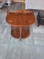 Bijzet tafel vintage, Ophalen, Gebruikt, 50 tot 100 cm, Rond