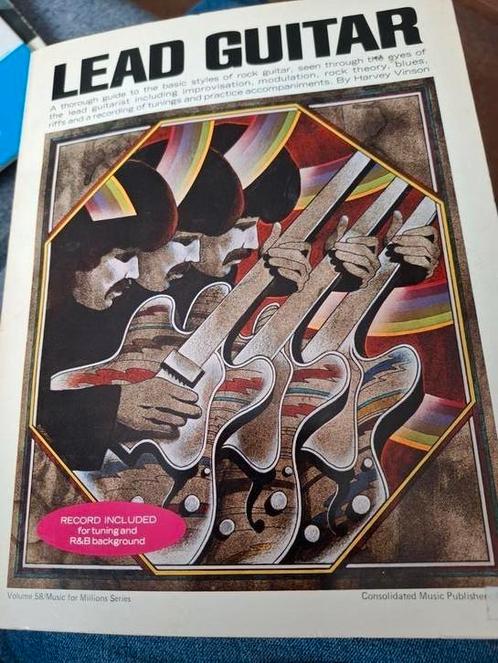 Lead Guitar – Harvey Vinson – Inclusief originele flexidisc, Muziek en Instrumenten, Bladmuziek, Ophalen of Verzenden