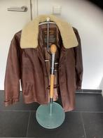 Mooie gave jas xxL leder, Kleding | Heren, Jassen | Winter, Ophalen of Verzenden, Zo goed als nieuw