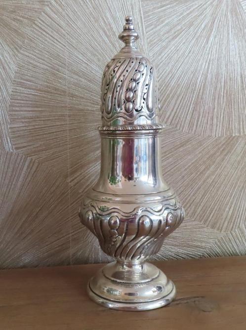 Uit inboedel: Zeer royale antieke suikerstrooier 25 cm! 1897, Antiek en Kunst, Antiek | Goud en Zilver, Zilver, Verzenden