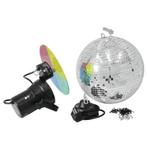 EUROLITE Spiegelbolset 30cm met Pinspot, Muziek en Instrumenten, Licht en Laser, ., Nieuw, Ophalen of Verzenden, .
