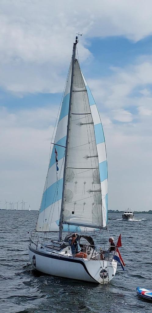 Trident 80 zeilboot te koop Brouwershaven, Watersport en Boten, Kajuitzeilboten en Zeiljachten, Gebruikt, Tourjacht of Cruiser