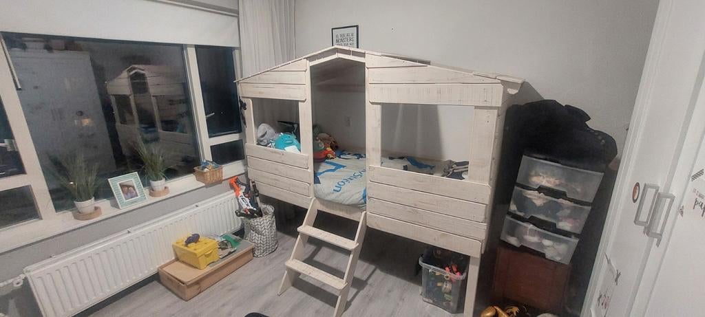 15 euro! Boomhut bed 90x200, Ophalen, Hoogslaper