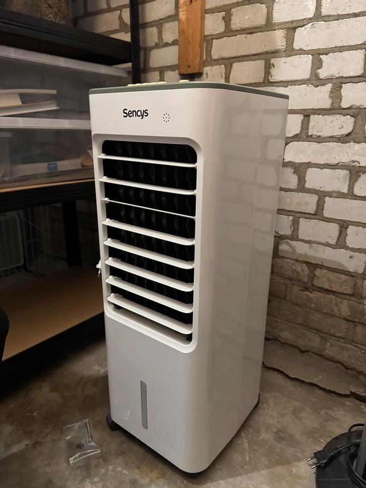 Sencys Ventilator met waterreservoir, Witgoed en Apparatuur, Airco's, Zo goed als nieuw, Staande ventilator, Minder dan 60 m³