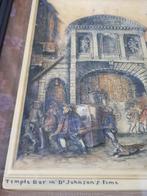 Antieke Engelse ingelijste Arthur Osborne plak uit 1906., Antiek en Kunst, Ophalen of Verzenden