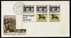 Nederland FDC E144A Zonder Adres, Kinderpostzegels 1975, Ophalen of Verzenden, Onbeschreven, Nederland