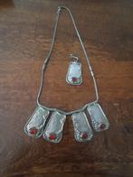 Fraaie zilveren ketting en met 1 oorbel, Gebruikt, Onbekend, Ophalen of Verzenden, Onbekend