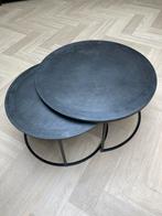 Salontafel set Talca, Huis en Inrichting, Tafels | Salontafels, Ophalen, 50 tot 100 cm, Rond, Zo goed als nieuw