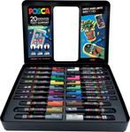 Uni Posca Verfmarker Koffer Pop Colours 20 stuks, Hobby en Vrije tijd, Nieuw, Potlood of Stift, Ophalen of Verzenden