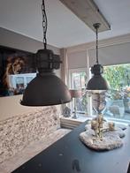 Industriële Hanglamp, Gebruikt, Ophalen of Verzenden, Metaal, Minder dan 50 cm