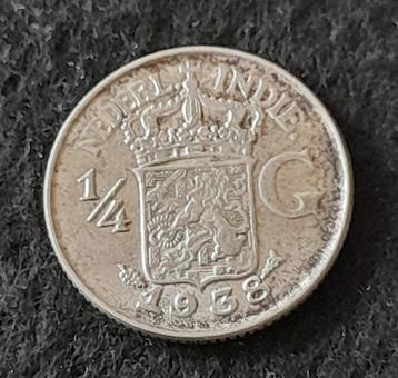 Nederlands Indie 25 cent 1938 (lot 2) beschikbaar voor biedingen