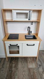 Speel keukentje met toebehoren, Kinderen en Baby's, Speelgoed | Speelkeukens, Ophalen, Gebruikt, Hout, Speelkeuken-accessoire