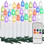 Kerstboomkaarsen RGB LED met afstandsbediening, (30 stuks), Diversen, Ophalen of Verzenden, Nieuw
