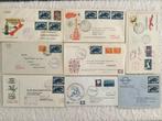 speciale vluchten, 8 stuks, Ophalen of Verzenden, Na 1940, Gestempeld
