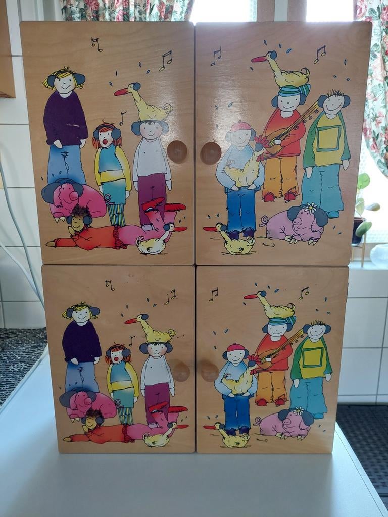 Kinder babykamer kastjes kast jan bibejan, Ophalen of Verzenden, Zo goed als nieuw, Wanddecoratie
