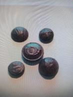 5x 19eeuwse Militairen Knopen, Ophalen of Verzenden, Landmacht, Overige gebieden