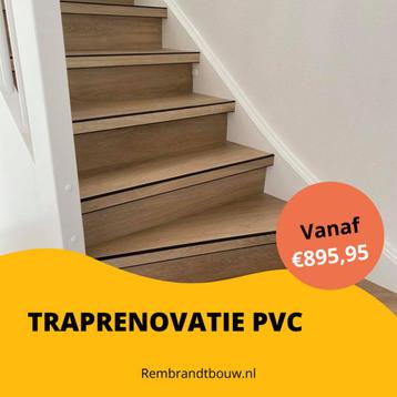 Traprenovatie pvc trap bekleden ACTIE!!  beschikbaar voor biedingen