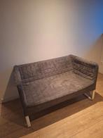 Grijze Ikea Knopparp bank - Perfect voor tienerkamer!, Ophalen, Tweepersoons, 75 tot 100 cm, Zo goed als nieuw