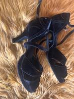 Zwarte Dansschoenen maat 38/38.5, Kleding | Dames, Schoenen, Ophalen of Verzenden, Zo goed als nieuw, Zwart, Dansschoenen