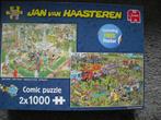 Jan van Haasteren 2x1000  BBQ feest en Food Truck Festival, Ophalen of Verzenden, 500 t/m 1500 stukjes, Zo goed als nieuw, Legpuzzel