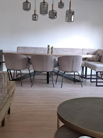 Bepurehome admit eetkamerstoelen nougat beschikbaar voor biedingen
