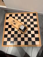Schaakbord met Damstenen, Ophalen of Verzenden, Minder dan 500 stukjes, Zo goed als nieuw, Schaken