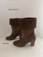 35W) Bruno Premi 38 bruin leren enkellaarzen, Bruin, Lage of Enkellaarzen, Ophalen of Verzenden, Zo goed als nieuw